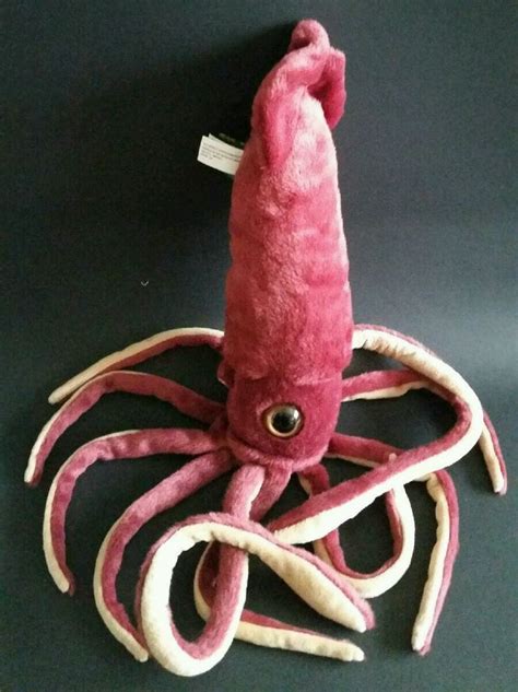 Giant Squid Wild Republic Stuffed Plush Toy Sea Ceature 31 Inches ...