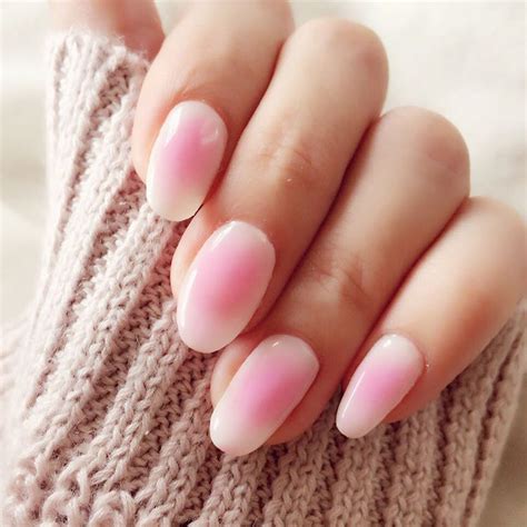 cheek nail - blush nail - gel pink - nail art - manicure - japan trend ...