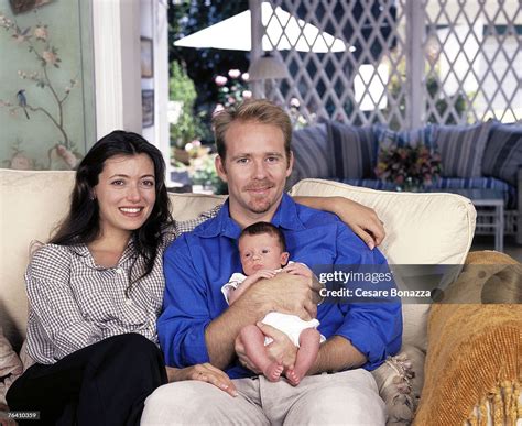 Mia Sara, Jason Connery & their newborn baby.; Mia Sara by Cesare ...