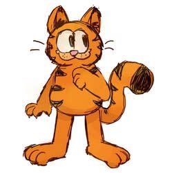 garfielf by dragonGnostic | Animated characters, Fan art, Art