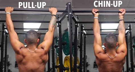 pull ups vs chin ups