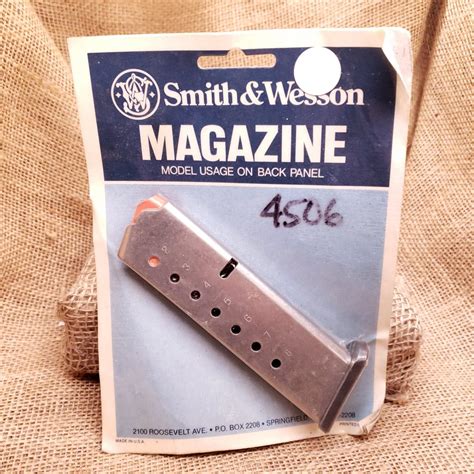 Smith & Wesson 4506 8-Round Magazine | Fits S&W 645, 745, 4566, 4586 ...