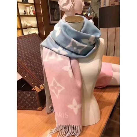 Louis Vuitton LV Women Reykjavik Gradient Cashmere Scarf with Iconic ...