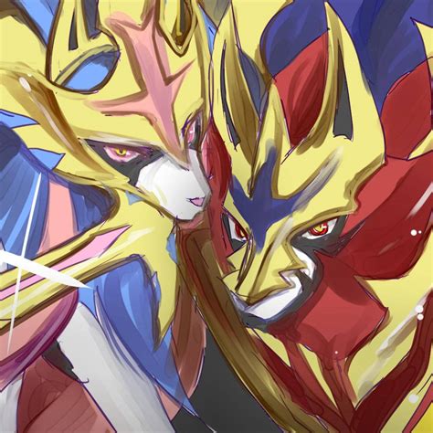 Download Zamazenta And Zacian Sketch Wallpaper | Wallpapers.com