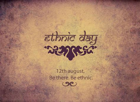 Apoorva: poster for ethnic day.