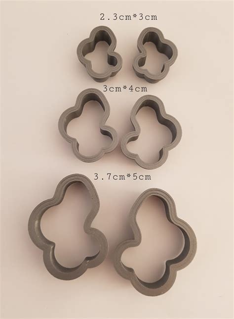 3D CUTTERS for polymer/metal clay organic shapes – Rêverie