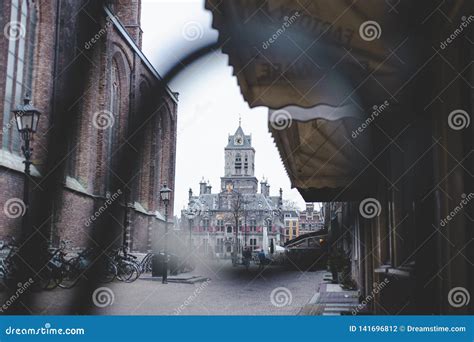 City Hall of Delft at the Market Square Editorial Photography - Image ...