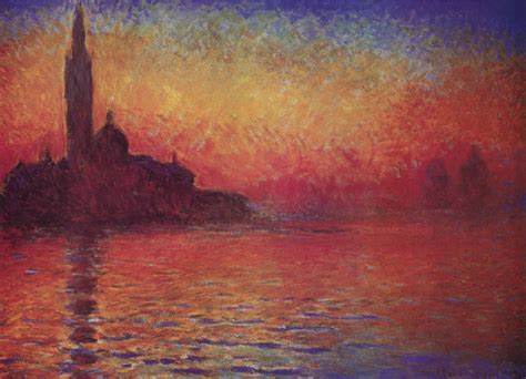 Sunset in Venice - Claude Monet :: Digital-Life