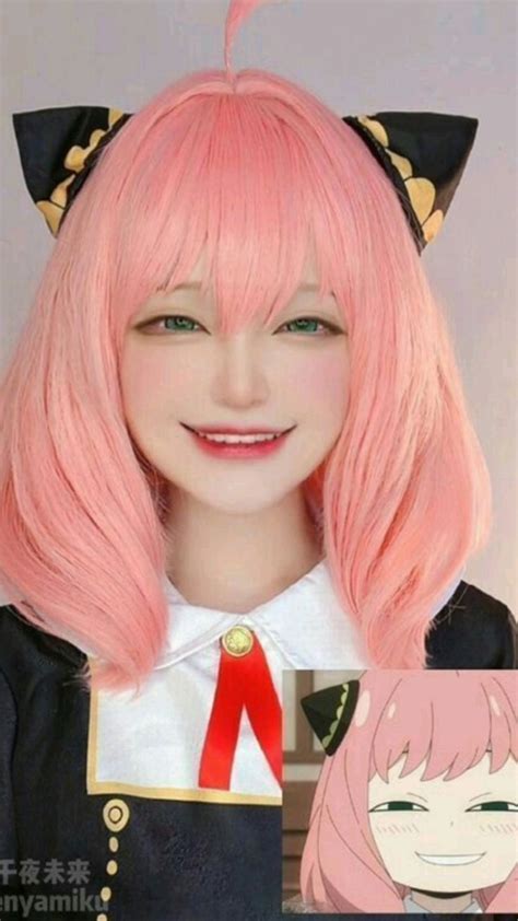 anya forger cosplay | Riasan cosplay, Gadis imut, Imut