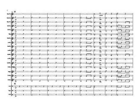 Easy brass band arrangement of the famous traditional Welsh march “Men ...