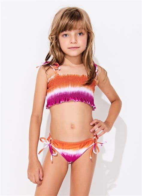 Biquíni Wika Bambini Paint Pink Bikini - Triyaintenacional