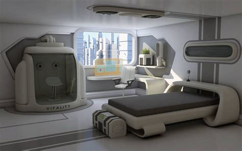 Vitality by Hayden-Zammit | Futuristic bedroom, Futuristic bedroom ...