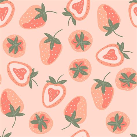 Update more than 60 aesthetic strawberry wallpaper - in.cdgdbentre