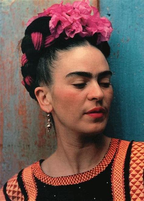 Frida Kahlo and Flowers | AnOther