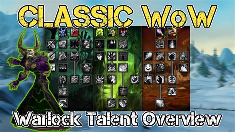 Classic WoW | Warlock Talents Overview - YouTube