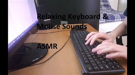 Keyboard and Mouse Relaxing Tapping Sounds | ASMR | No Talking - YouTube