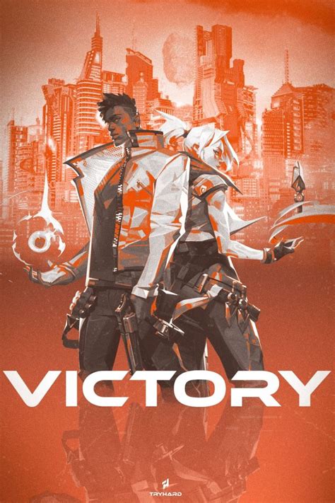 Valorant victory poster design en 2023