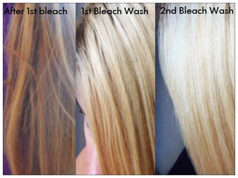 bleach bath hair before and after - Lachelle Mobley