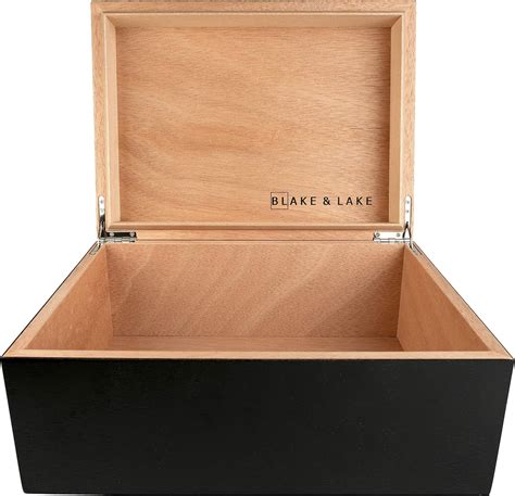 Large Wood Box With Lid - Image to u