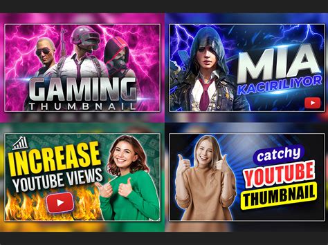 Gaming Youtube Thumbnail Design Template on Behance