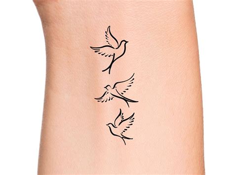 Dove Silhouette Tattoo