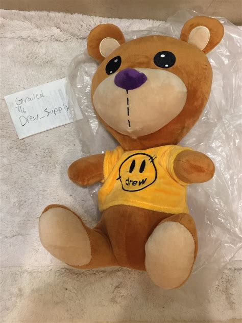 Drew House Theodore Plush Teddy Bear Toy Drew House Bieber Smile | Grailed