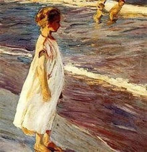 Girl on the beach - Joaquín Sorolla - WikiArt.org