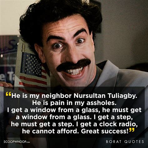 21 Not So Best Borat Quotes | 21 Funny Borat Quotes That Are Offensive