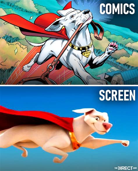 DC's Super Pets: First Look at Krypto the Superdog In Animated Movie ...