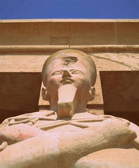 Queen #Hatshepsut in Fake Beard' - Temple of Hatshepsut - #Luxor , # ...