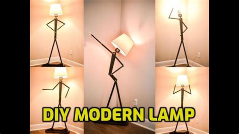 DIY Modern Floor Lamp | Easy, Inexpensive and Fun DIY - YouTube