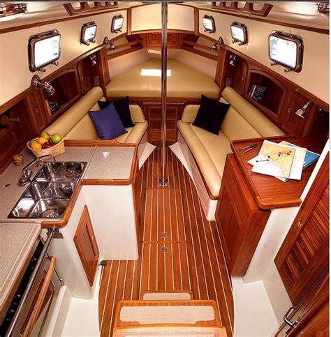 small liveaboard sailboat interior | Boat interior design, Boat ...