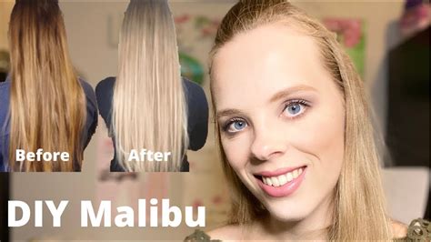 DIY Malibu Hair Treatment - YouTube