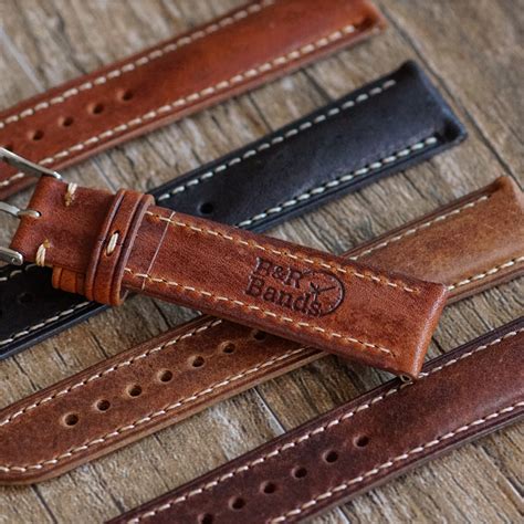 Genuine Leather Watch Bands Quick Release Straps Replacement With 正規品販売!