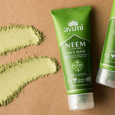 Neem & Tea Tree Face Mask 100ml - Ayumi Naturals