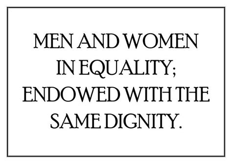 Slogans for Nature and Gender Equality