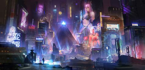 Cyberpunk City | Cyberpunk city, Futuristic city, Cyberpunk aesthetic