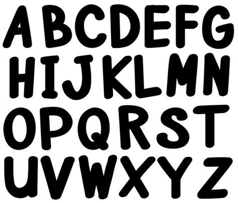 English alphabet in black color 430691 Vector Art at Vecteezy