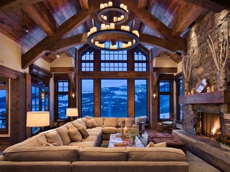 World of Architecture: 30 Rustic Chalet Interior Design Ideas