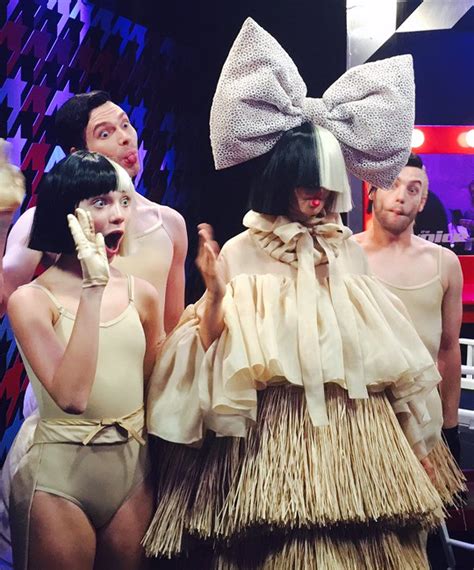 siafurlersource: “ “Sia and Maddie Ziegler on The Voice (backstage ...