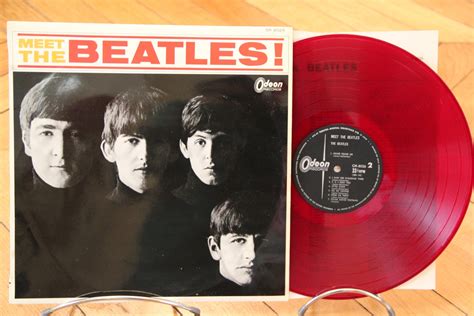 Meet The Beatles The Beatles Rock Red Vinyl Lp OR-8026 Album | Etsy