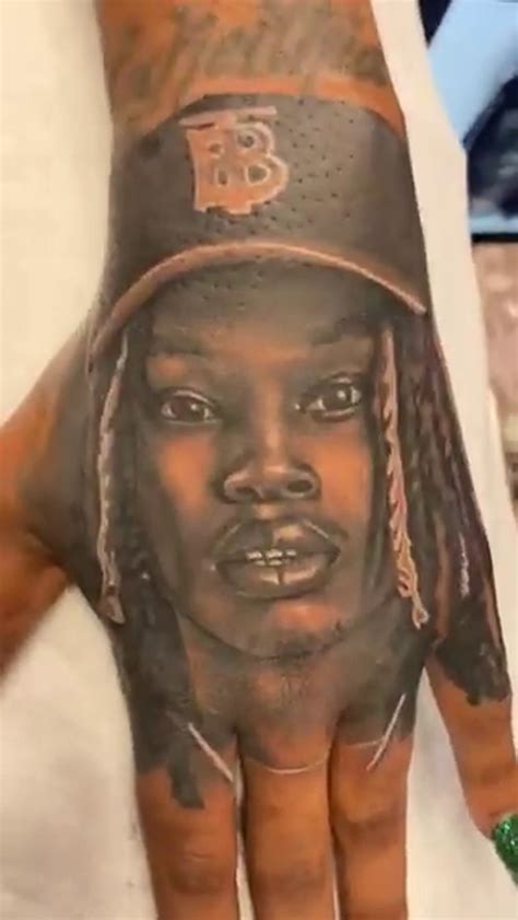 Asian Doll Gets Portrait Of King Von Tattooed Onto Her Hand!! (Pics ...