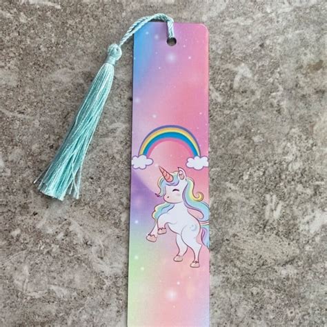 Unicorn Bookmark - Etsy