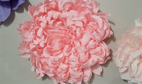 Large Crepe Paper Wall Flower