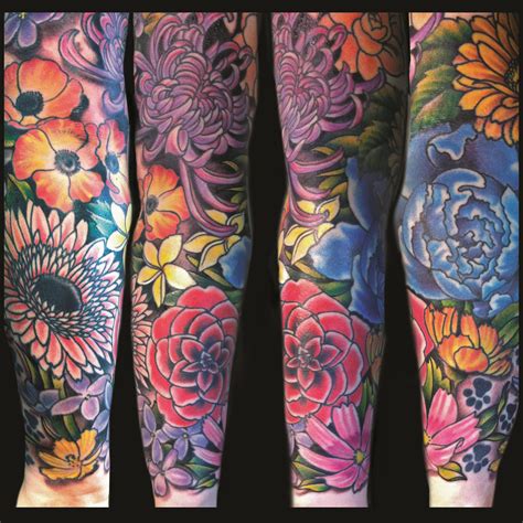 Tattoos | Jessi Lawson – Artist | Colorful sleeve tattoos, Bright ...