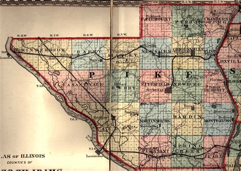 Pike County, Illinois: Maps and Gazetteers