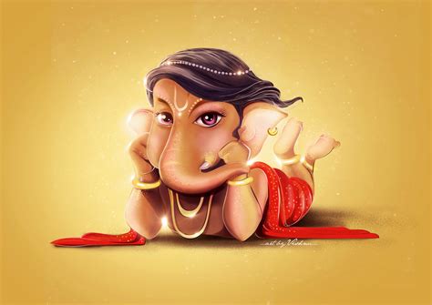 Animated Ganesha HD wallpaper | Wallpaper Flare