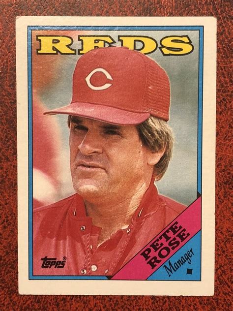 Pete Rose Baseball Card Topps - Pet Spares