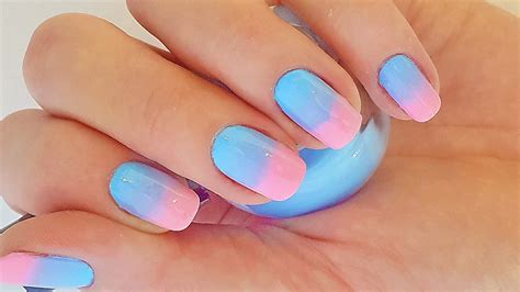 Get Ready for Summer with Stunning Blue and Pink Ombre Nails - Check ...