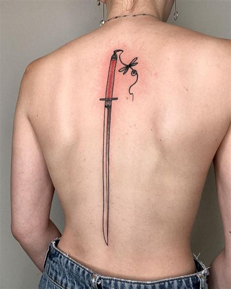 Update more than 72 katana spine tattoo latest - in.cdgdbentre